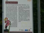 Schild vor der Burg Kallmünz