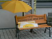 Bankenwerbung in Nabburg