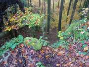 Da gehts steil hinunter