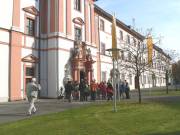 Empfang vor der Kirche