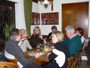 Müde von der Wanderung