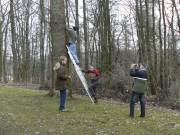 Reporter der Mittelb. Zeitung fotografiert
