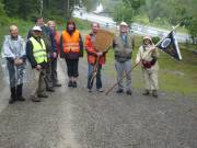 Wimpelgruppe bei der Christian-Bäumler-Bank