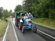 Hier ziehen 11 Pferde die Kutsche