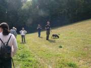 FÃ¶rster mit Hund als WanderfÃ¼hrer