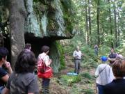 Geologiewart hÃ¤lt Ansprache