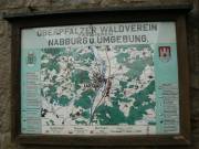 Wanderkarte des OWV Nabburg