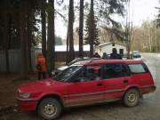 Der alte rote Allrad