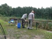 Tische werden gesÃ¤ubert