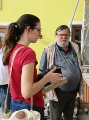 07 Erwin Mayer erläutert die Sanierungsarbeiten am Türmerhaus