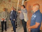 2 Baustellenbesichtigung: M. Winter, Dr. R. Merkle, E. Mayer u H. Sturm