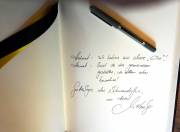 24 Eintrag der Staatsministerin in das Goldene Buch der Stadt Schwandorf